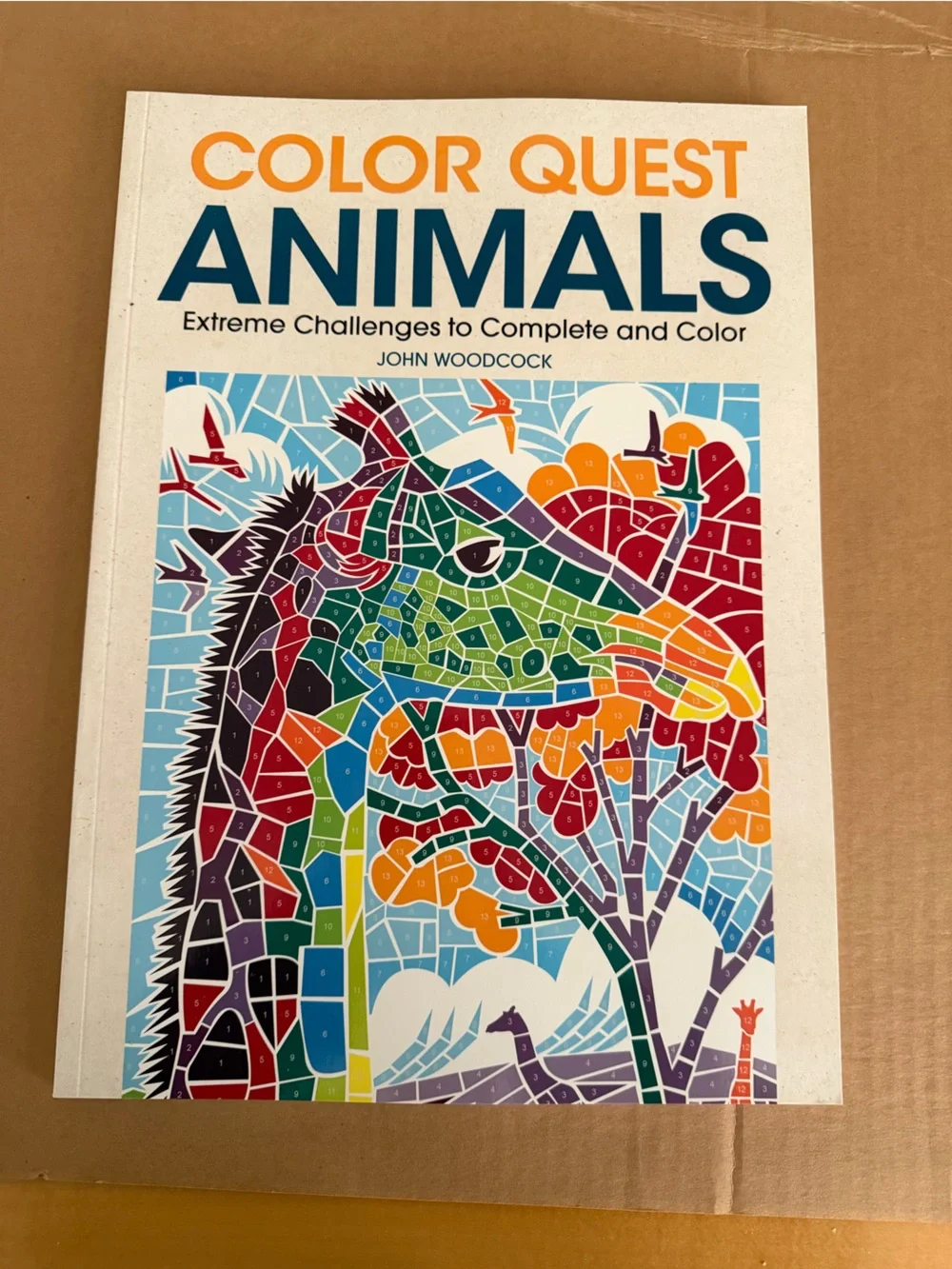 COLOR QUEST ANIMALS Wall Art Print - Multicolor